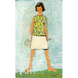 Sketch for Dress for Tennis Girl – Эскиз формы теннисистки