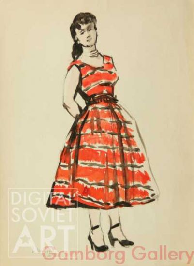 Dress Sketch – Без названия
