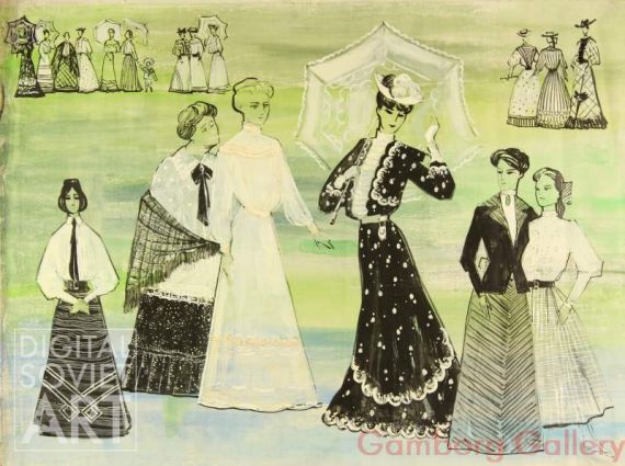 Costume Design for "Summer Life" by Gorky – Дачники