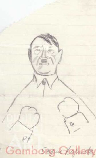 Hitler – Гитлер. Карикатура
