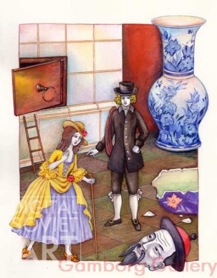 Hans Christian Andersen. The Chimneysweep and the Shepherdess. Illustration – Г.Х. Андерсен. Пастушка и трубочист
