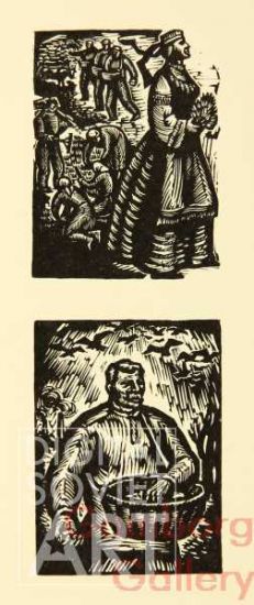 Illustrations to "Welcome, Soviet Lithuania" by J. Paleckis – Иллюстрации к книге Ю. Палецкиса "Здравствуй, Советская Литва"
