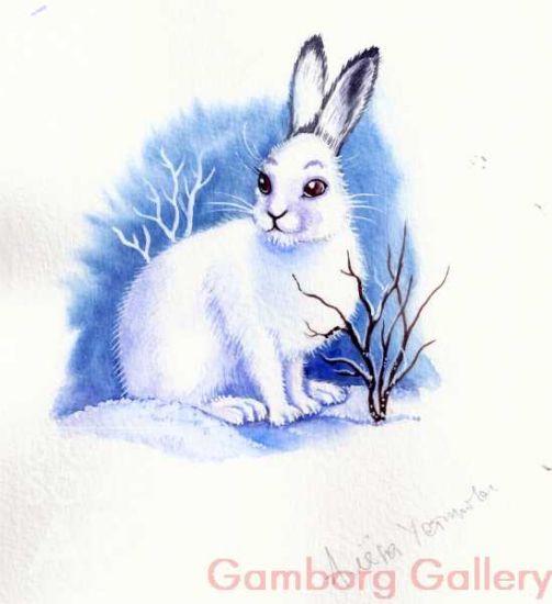 The Rabbit. Book Illustration – Как зайка белок. Книжная иллюстрация 