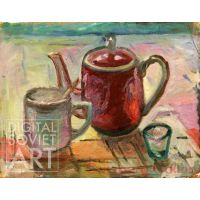 Still-life with Teapot and Mug – Без названия