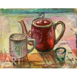 Still-life with Teapot and Mug – Без названия