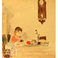 Girl Having Tea – Без названия