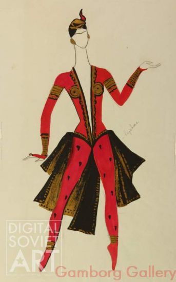 Costumes for the Ballet: "Leila and Mezhnun" – Без названия