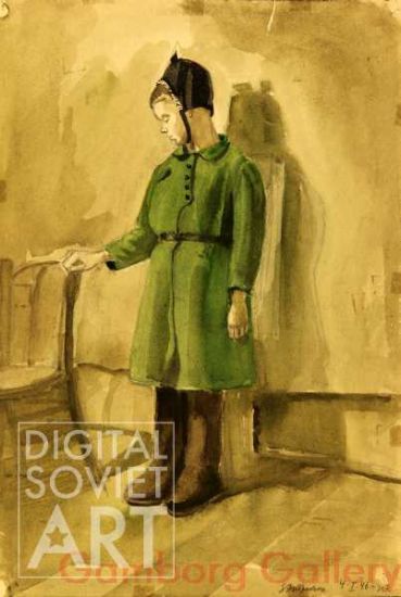 Young Girl in Green – Девочка в зеленом