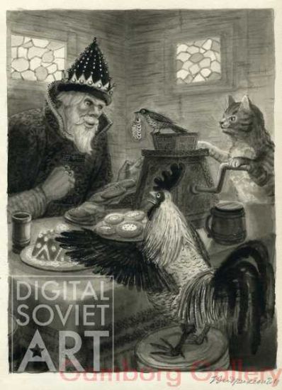 Illustration from Russian Folk Tale – Без названия