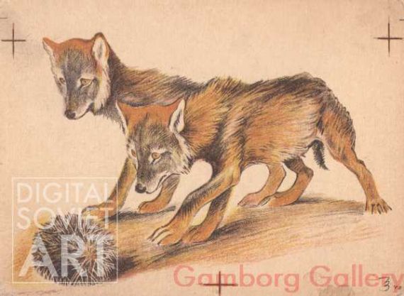 Foxes Chasing a Hedgehog – Лисы