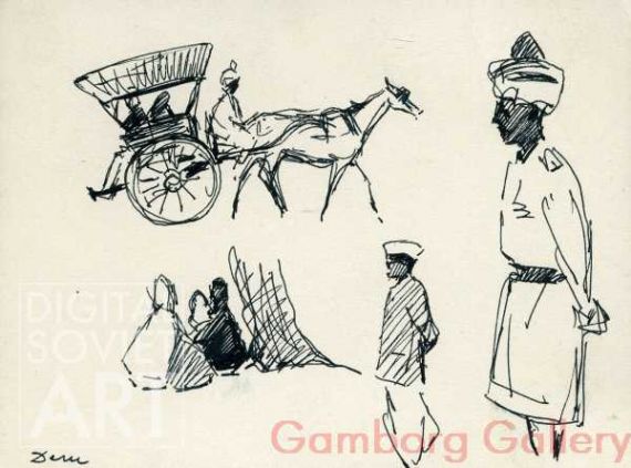 Sketches from Delhi – Наброски - Дели