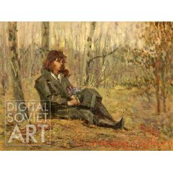 Girl in Autumn Forest – Без названия