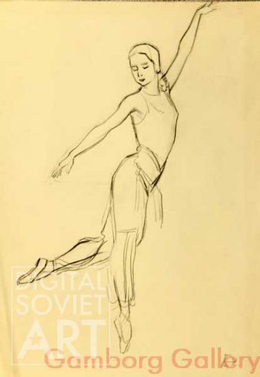 Maria Semyonova in the Ballet Bayadère – Мария Семенова танцует балет "Баядерка" - Никия