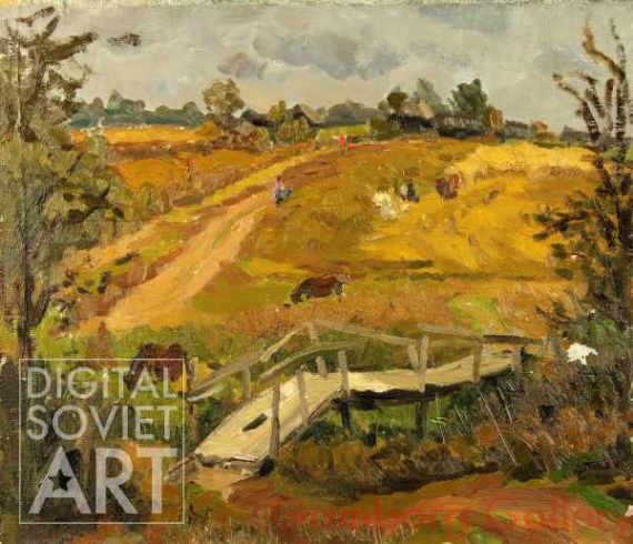 Landscape with Cows – Без названия
