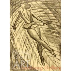 Acrobat, Spinning Around under the Canopy – Гимнастка, вертящаяся под куполом