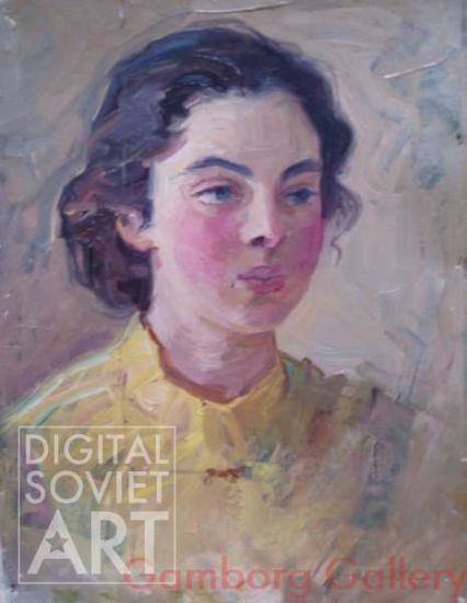 Portrait of woman in Yellow – Без названия