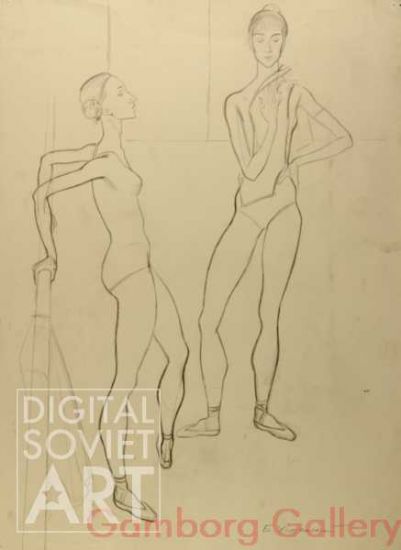 Sketches of Prima Ballerina Assoluta Maya Plisetskaya – Майя Плисецкая - набросок