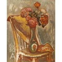 Still Life with Flowers on Chair – Цветы на стуле