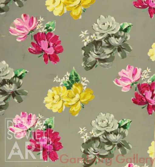 Flowers. Textile Design – Пионы