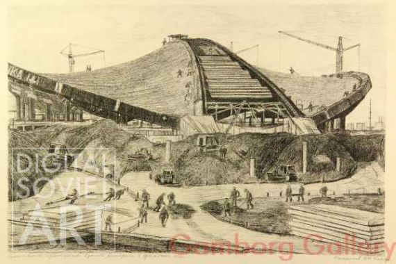 The Construction of the Olympic Velodrome at Krylatskoe is Being Completed – Заканчивается строительство крытого олимпийского велотрека в Крылатском