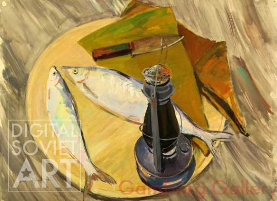 Still-life with Fish (Omul) – Натюрморт с омулем