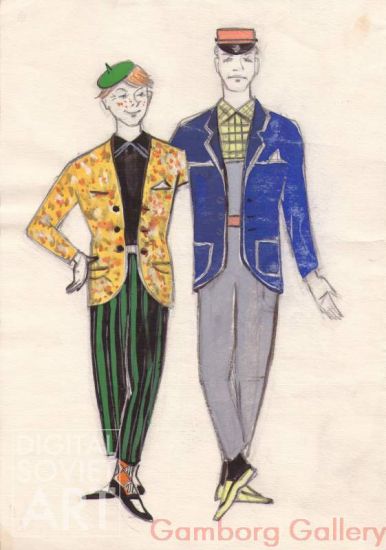 Costume Sketches for Circus – Без названия