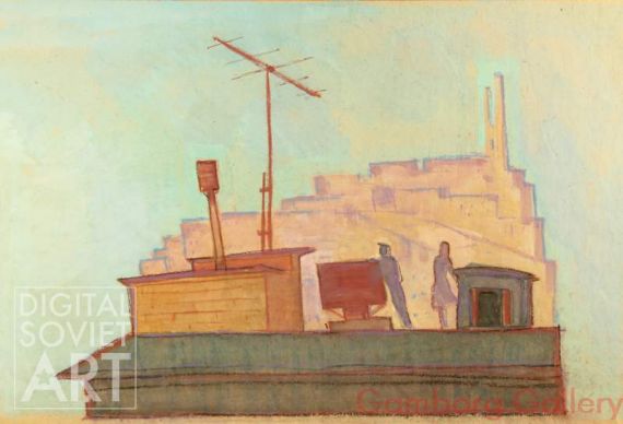 Moscow roofs – Янтарное ожерелье, Эскиз роману Николая Погодина (1900-1962). 