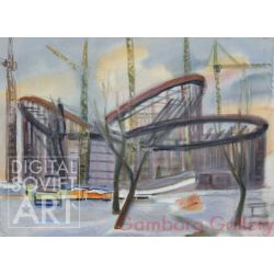 Construction of the Sports Arena for the 1980 Olympics – Строительство спорткомплекса Олимпиады