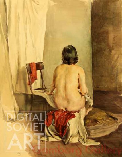 Nude on Red Cloth – Без названия