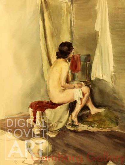 Nude on Red Cloth – Без названия