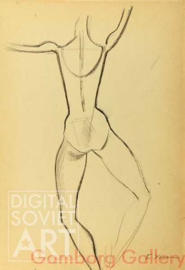 Sketch of Prima Ballerina Assoluta Maya Plisetskaya – Майя Плисецкая - набросок