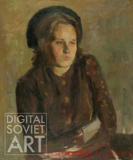 Portrait of Young Woman in Hat – Без названия