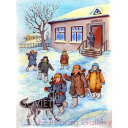 School in Winter – Школа зимой