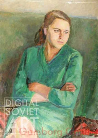 Portrait of Woman in Green – Портрет девушки в зеленем