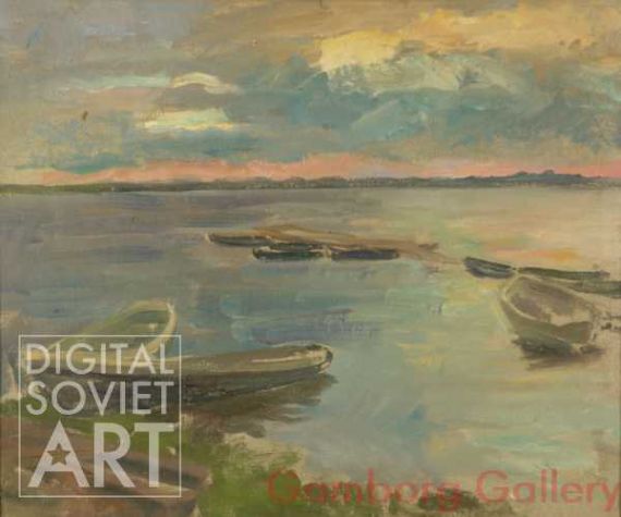 Landscape with Boats – Без названия