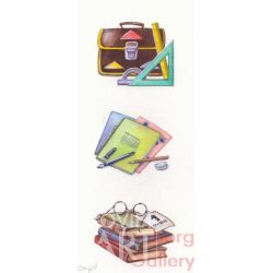 Illustration - School Items – Без названия