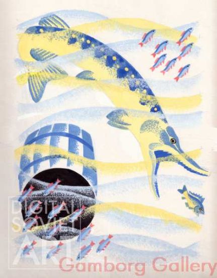 Illustration from "Tales for Alyonushka", Dmitry Mamin-Sibiryak, 1894–1896
 – Иллюстрация для "Аленушкины сказки", Дмитрий Мамин-Сибиряк, 1894-1896