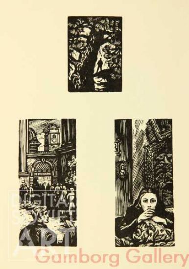 Illustrations to "Twentieth Spring" by J. Marcinkevicius – Иллюстрации к книге Ю. Марцинкявичюса "Двадцатая весна"