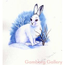 The Rabbit. Book Illustration – Как зайка белок. Книжная иллюстрация 