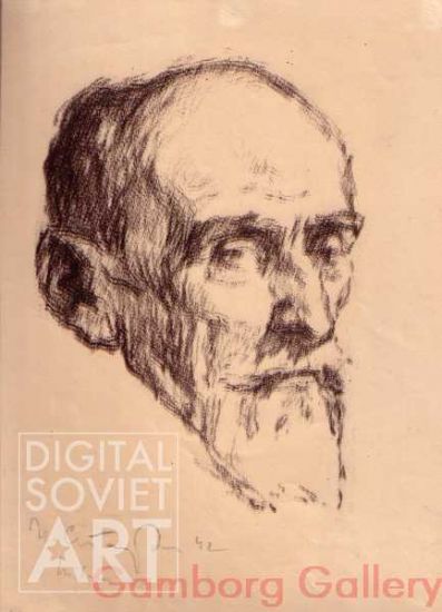 Portrait of Georgian Sculptor Yakov Nikoladze – Портрет народного скульптора Грузии Я.И. Николадзе