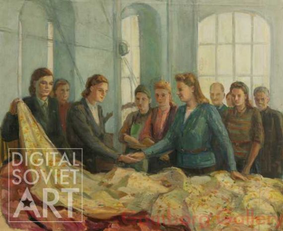Workers at the Textile Manufacture – Без названия