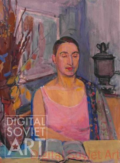 Portrait of Woman by the Samovar – Без названия