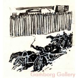 Illustration from "Towards the Wide Road", Aleksey Bibik, 1912-1921 – К широкой дороге, Алексей Бибик, 1912-1921