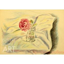 Rose in Crystal Vase – Роза в стакане