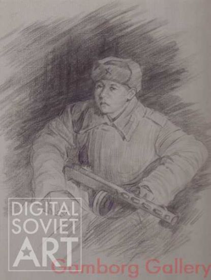 Portrait of Artillerist – Портрет автоматчика