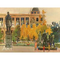 Fadeev Monument – Памятник А. Фадееву