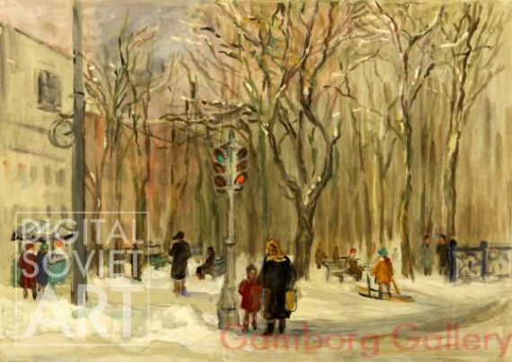 Winter On the Boulevard – Зима на бульваре