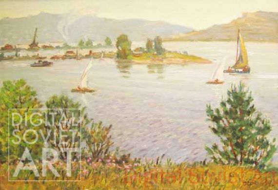 Landscape on the Volga – Волжский пейзаж