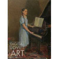 Girl By Piano – Девушка у пианино. Сериал «Ход королевы» 