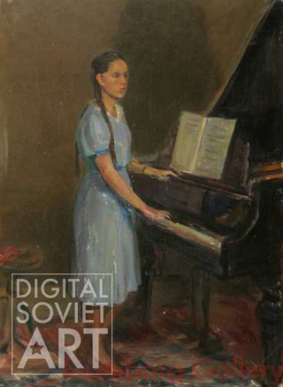 Girl By Piano – Девушка у пианино. Сериал «Ход королевы» 